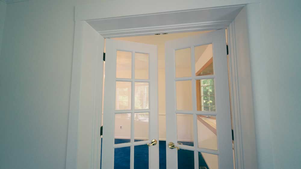 Freshly Painted Interior Doors