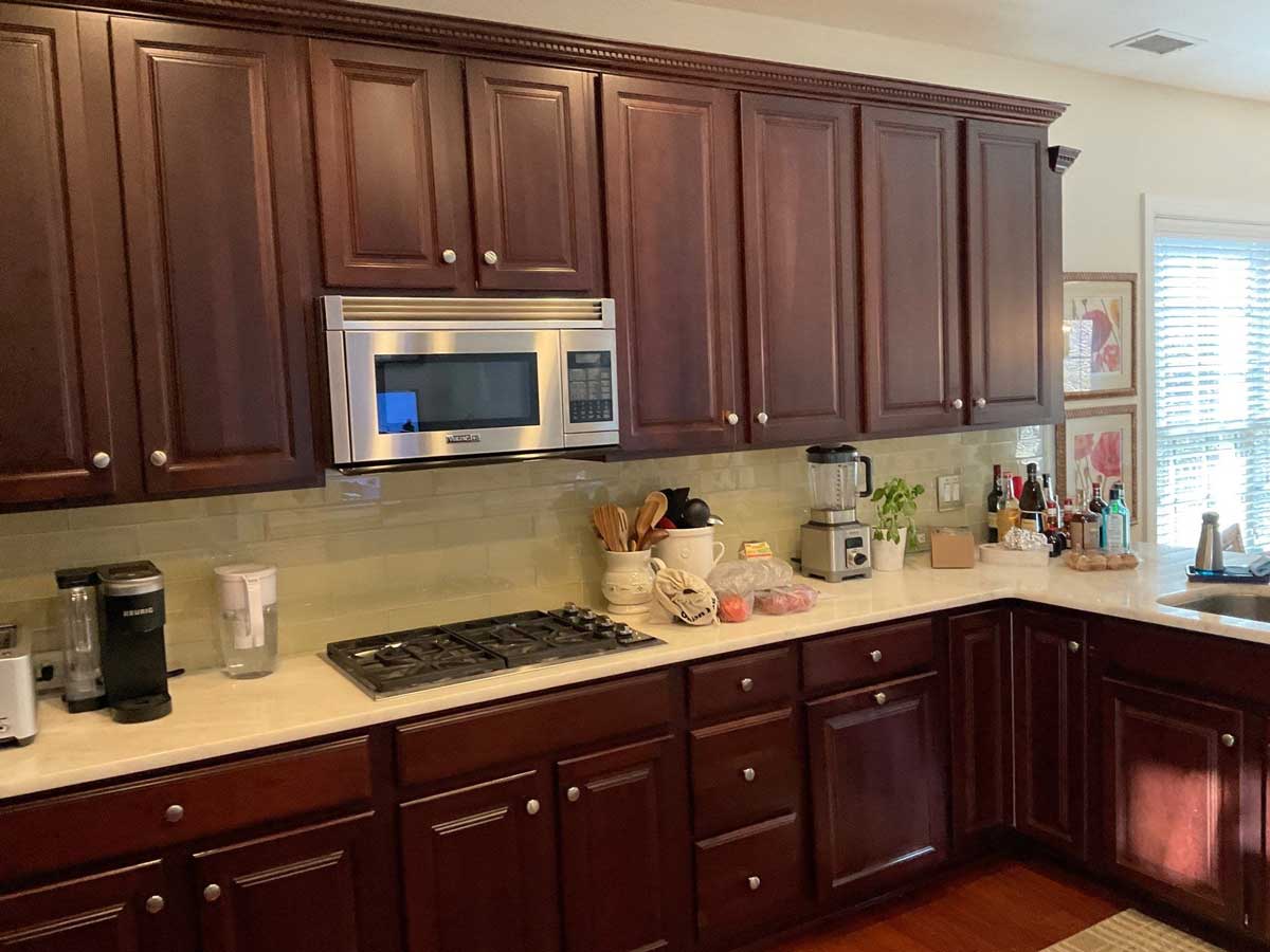 Kitchen cabinets painting services