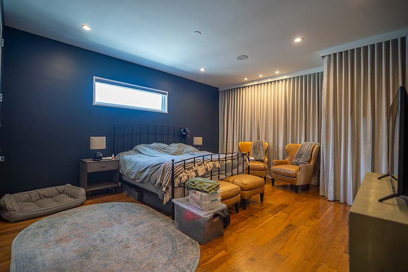 Bedroom Painting Ideas in Philadelphia - Blue Painted Walls Bedroom