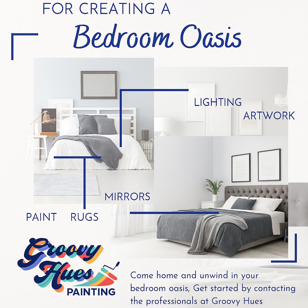 5 key elements for creating a bedroom oasis  promotional poster.
