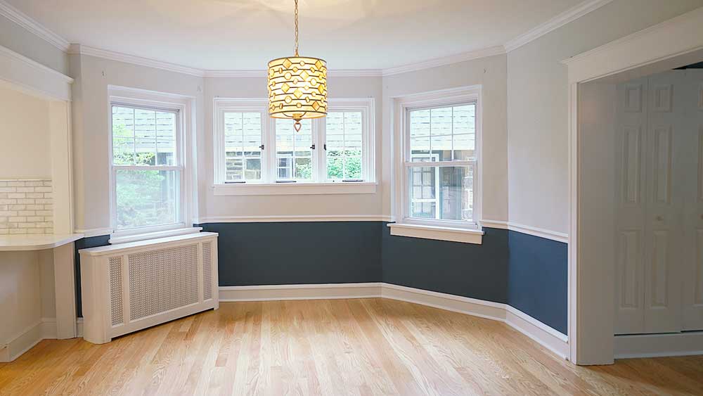 Blue Painted Walls in Philadelphia