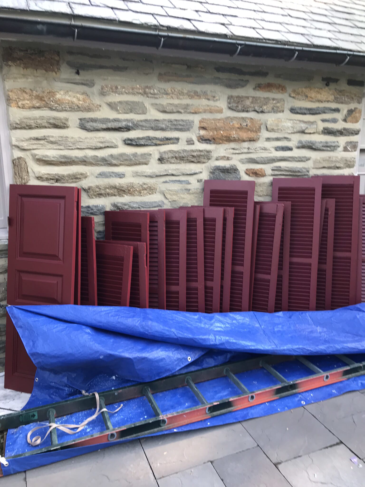 Groovy Hues of Philadelphia Shutter Painting