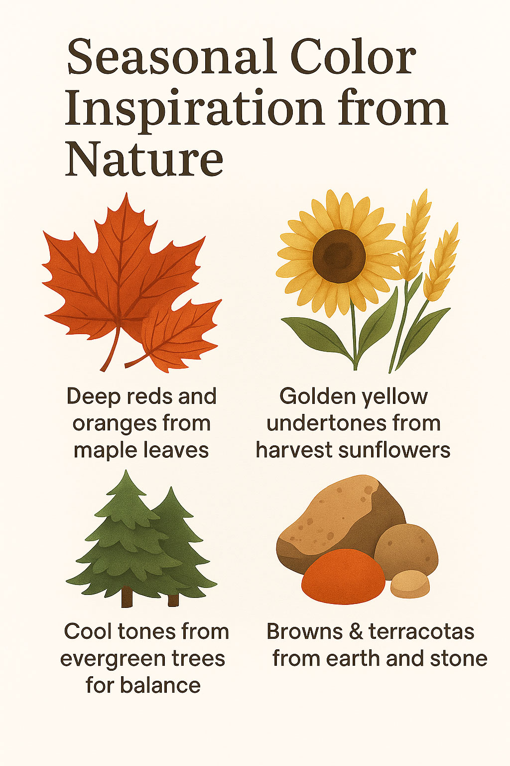 Seasonal Color Inspiration from Nature for Interior Painting