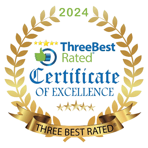Three Best Rated Certificate of Excellence
